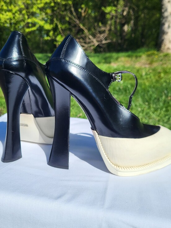 Prada Shoes - Prada Runway Platform Mary Jane High Heels Pumps Womens Shoes